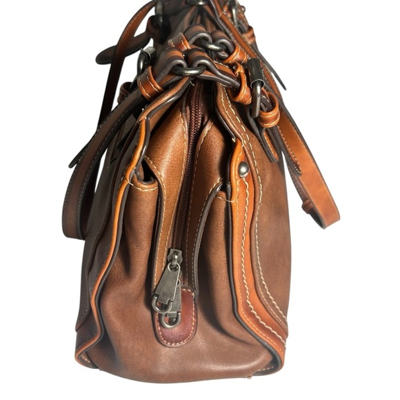 Hema Zhuofan Brown Vegan Leather Bag - Picture 4 of 14